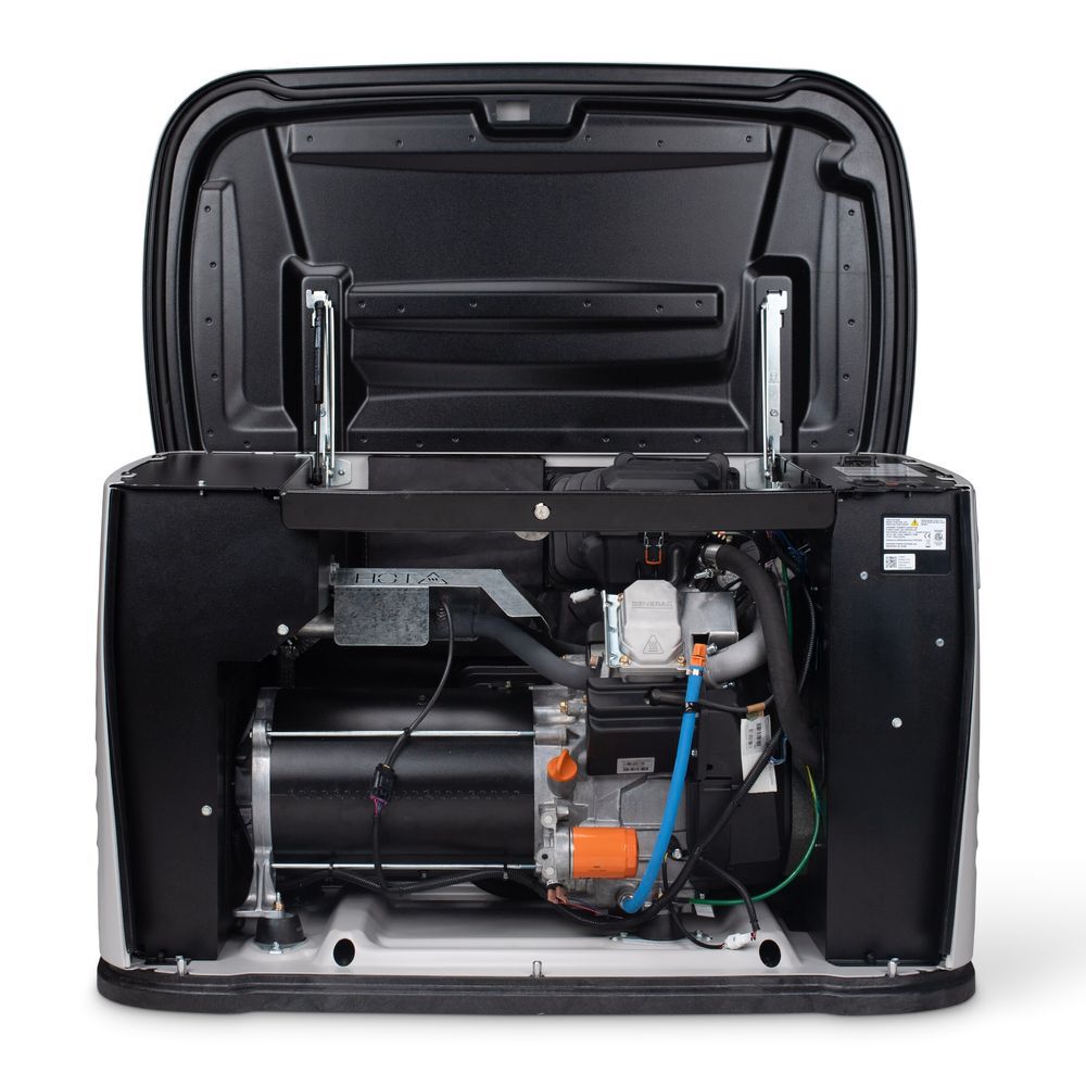 Generac Next Generation 24000 Watt 24kW Dual Fuel 50 State Air Cooled Home Standby Generator with 200-Amp Transfer Switch, large image number 3