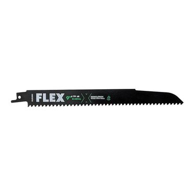 FLEX Demolition Reciprocating Saw Blade Set With Case 12pc, large image number 4