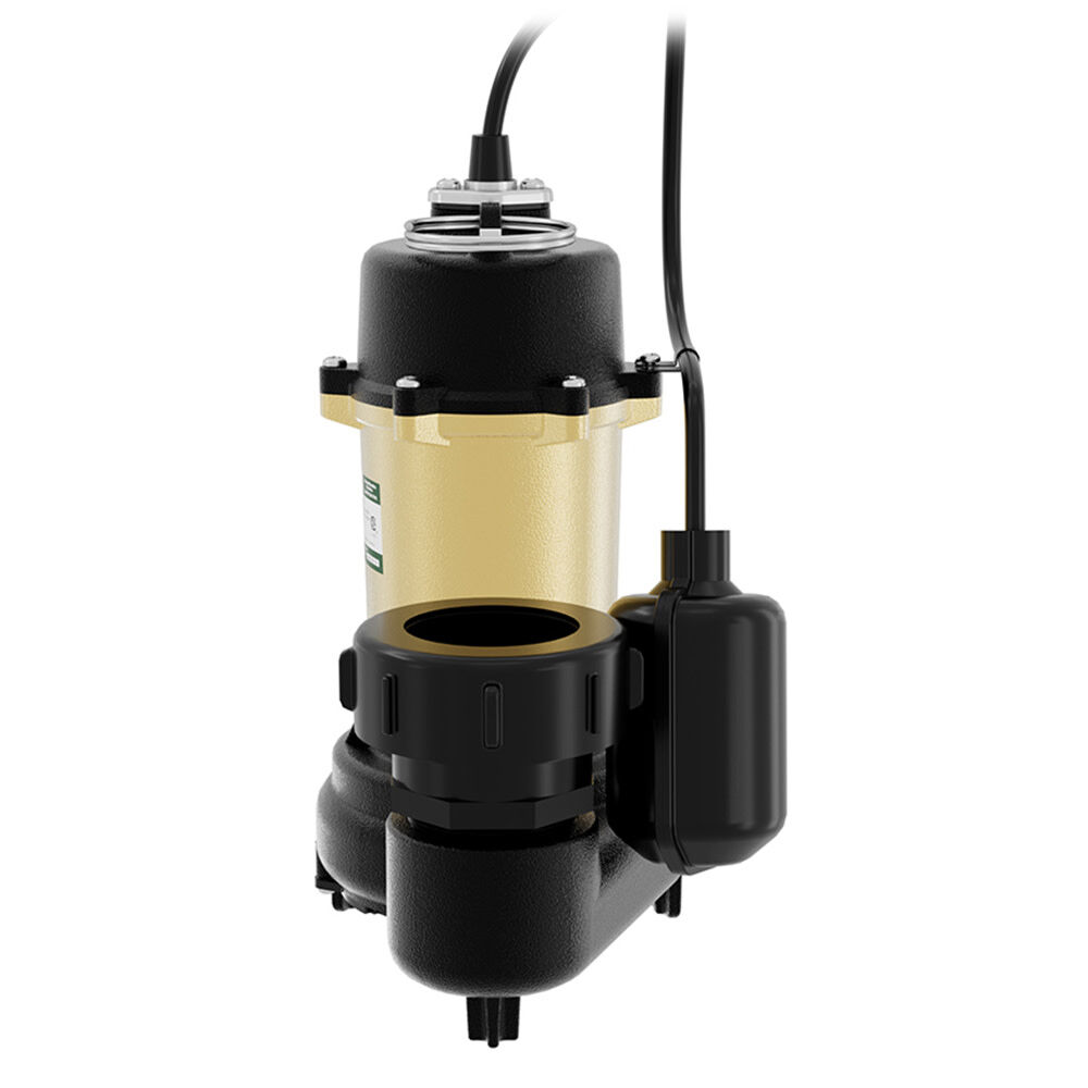 K2 Pumps Effluent Pump 3/4 HP Cast Iron with Piggyback Tethered Switch, large image number 3