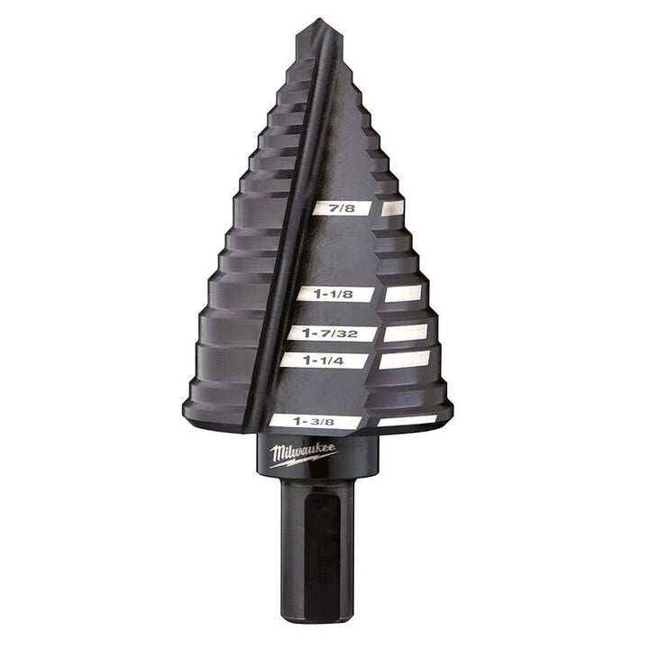 Milwaukee #12 Step Drill Bit 7/8 in. to 1-3/8 in.
