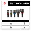 Milwaukee SHOCKWAVE Impact Duty Insert Magnetic Nut Driver Set 5PC, small