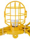 Bergen Industries 100 Ft. 14/2 SJTW 10-Cage Temporary Work Light Stringer 15A Male/Female Ends Yellow, small image number 2