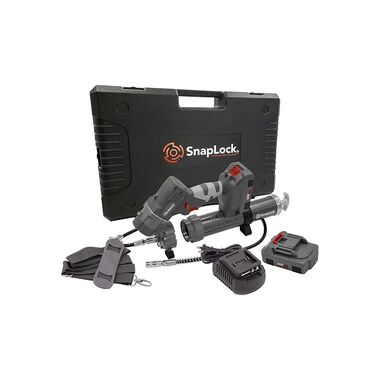 Lubrimatic SnapLock Battery Operated 20V Lithium Ion QuickRelease Grease Gun, large image number 2