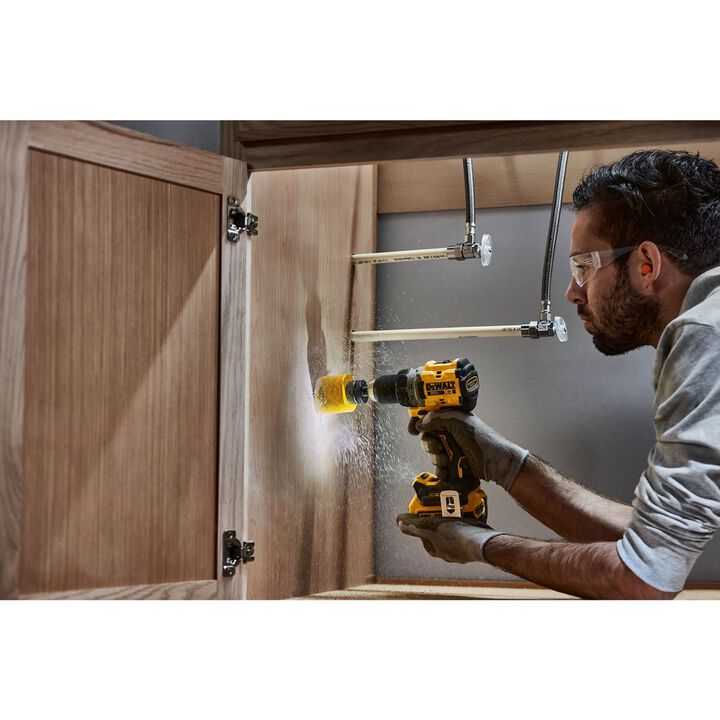 DEWALT 20V MAX Cordless Drill/Driver Kit and 4.5 Inch/5 Inch Grinder Bundle, large image number 7