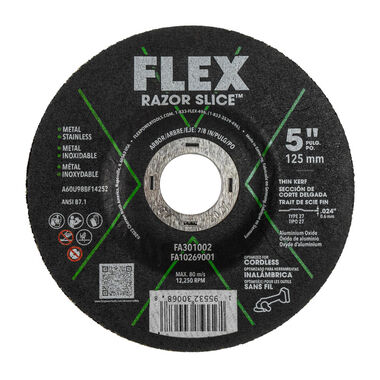 FLEX 5 Inch RAZOR SLICE Cut-Off Disc