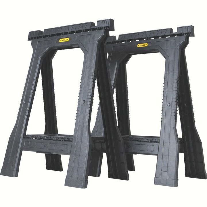 Stanley Folding Sawhorse, 2 Pack