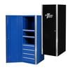 Extreme Tools Ex Professional Series 24 In. 4-Drawer 2-Shelf Side Cabinet Blue, small