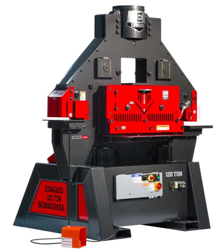 Edwards 120 Ton Ironworker 3 Phase 230v with PowerLink System