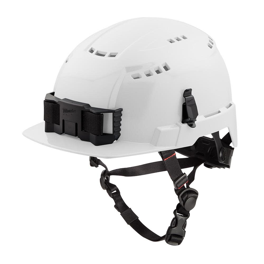 Milwaukee BOLT White Front Brim Vented Helmet Class C & Cooling Fan Bundle, large image number 5