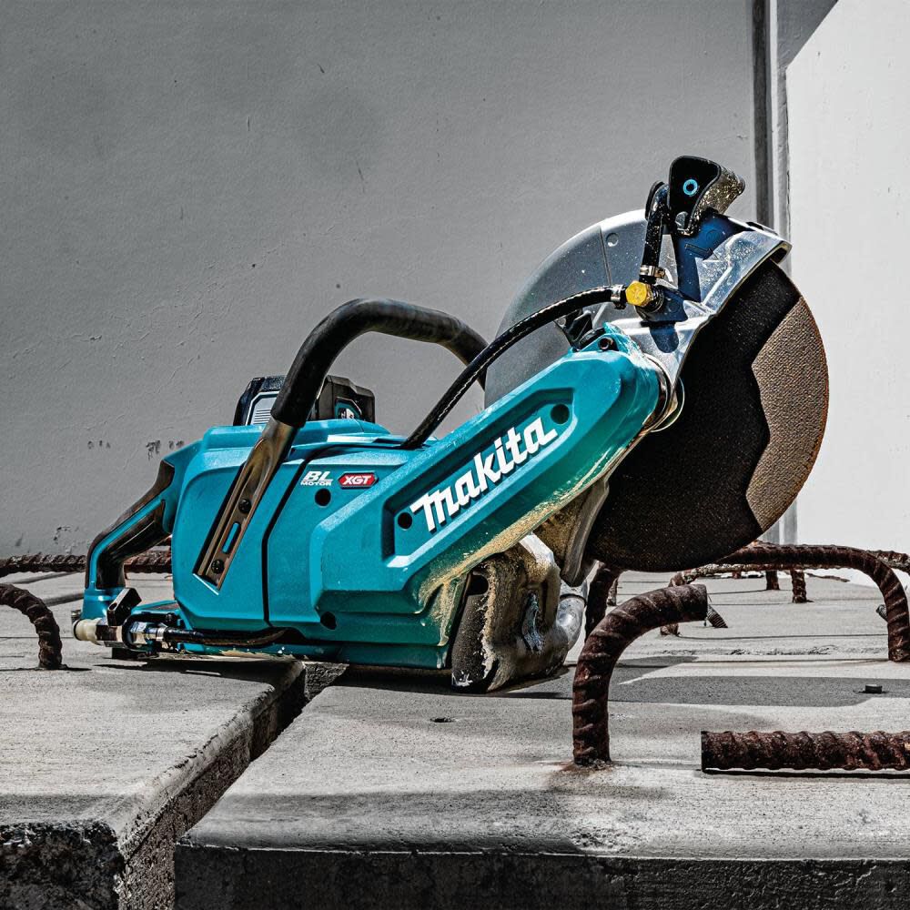Makita 40V max XGT Brushless Cordless 9 Inch Power Cutter 5 Ah Kit with AFT Electric Brake GEC03T Acme Tools