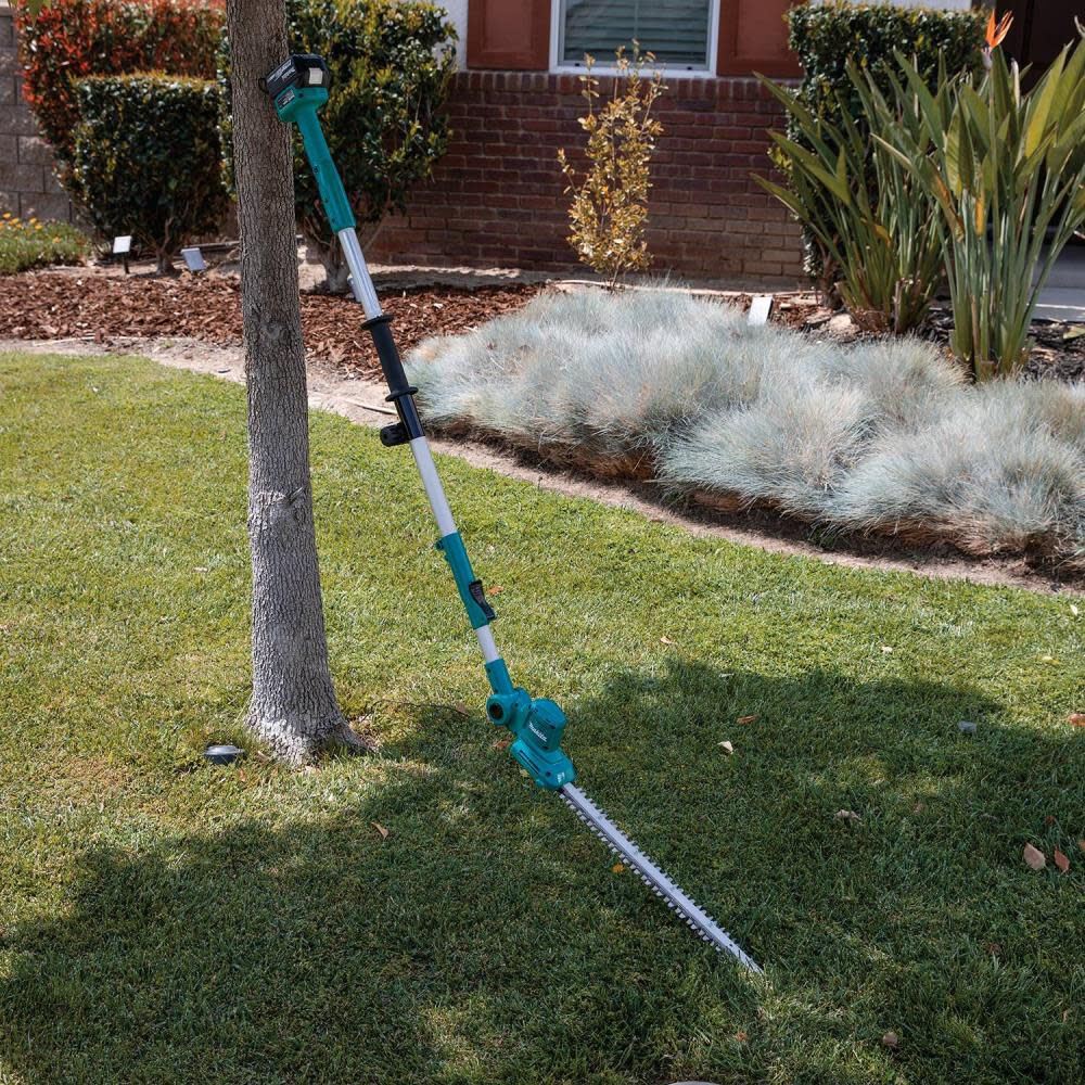 Makita battery pole hedge trimmer discount