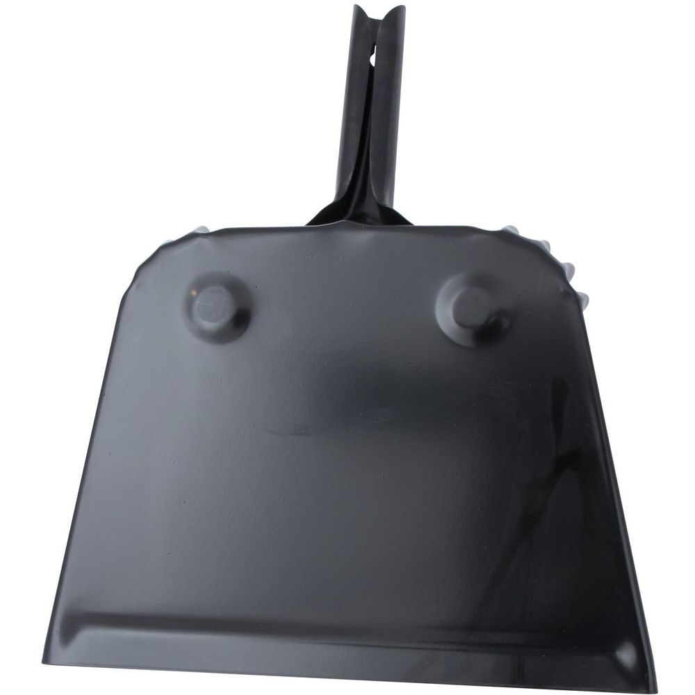 Marshalltown 12 Inch Black Baked Enamel Heavy 20-Gauge Steel Dust Pan, large image number 2