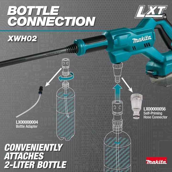 Makita 18V LXT 320 PSI 0.7 GPM Battery Powered Cold Water Power Cleaner (Bare Tool), large image number 7