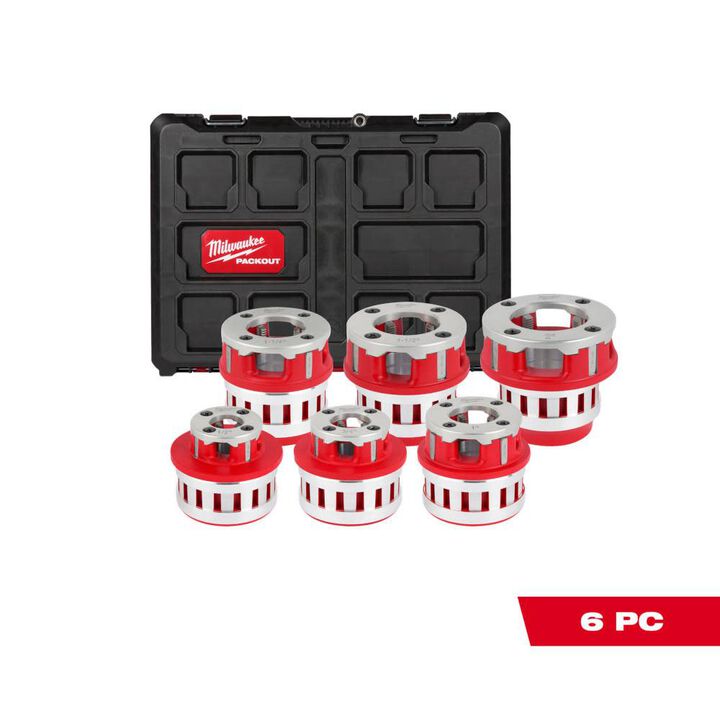 Milwaukee 1/2inch 2inch High Speed NPT Forged Aluminum Die Head KIT