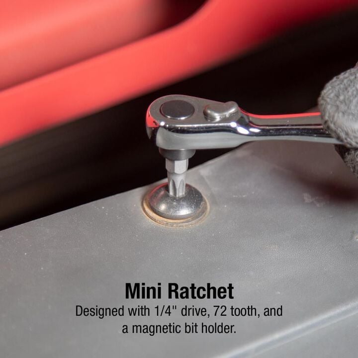 Sunex 38 Piece Mini Ratchet and Bit Set, large image number 1