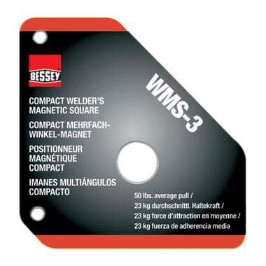 Bessey Compact Welder's Magnetic Set-Up Square 90 and 45 Degree Angles, large image number 0