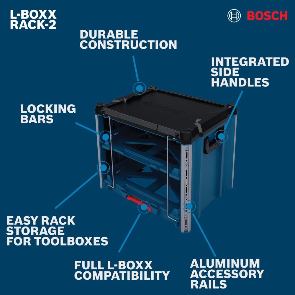 Bosch L-Boxx Contractor Tool Box Rack, large image number 2
