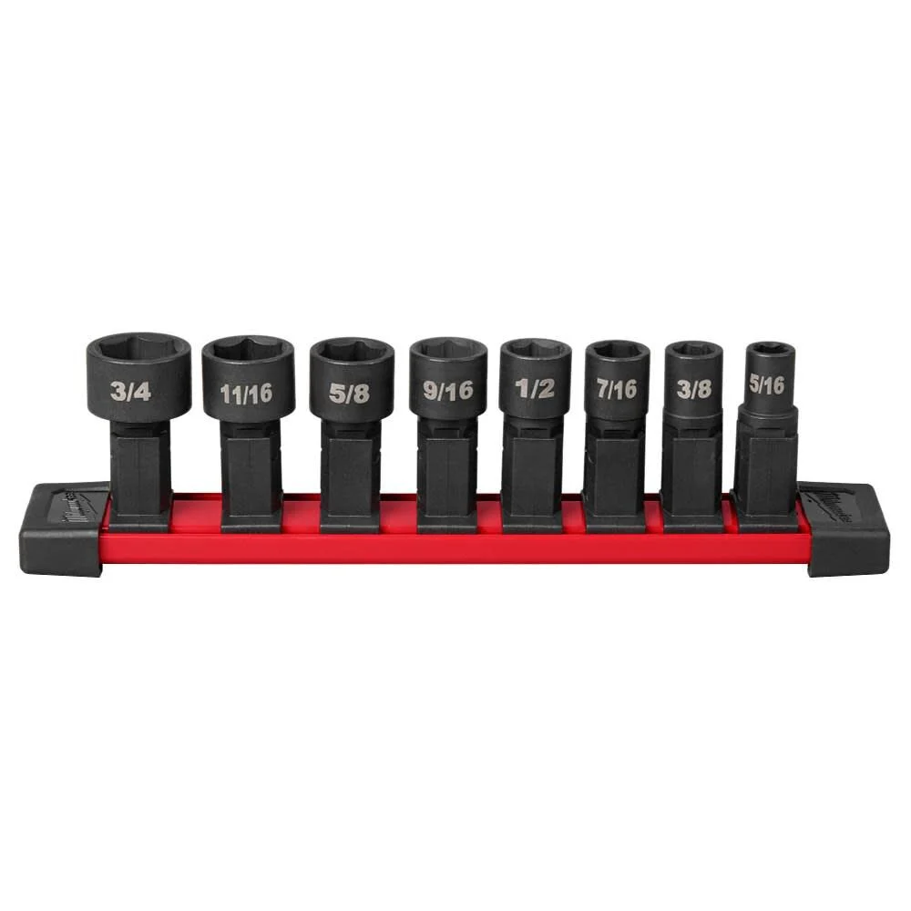 Milwaukee INSIDER Box Ratchet Socket SAE Set 8PC, large image number 1
