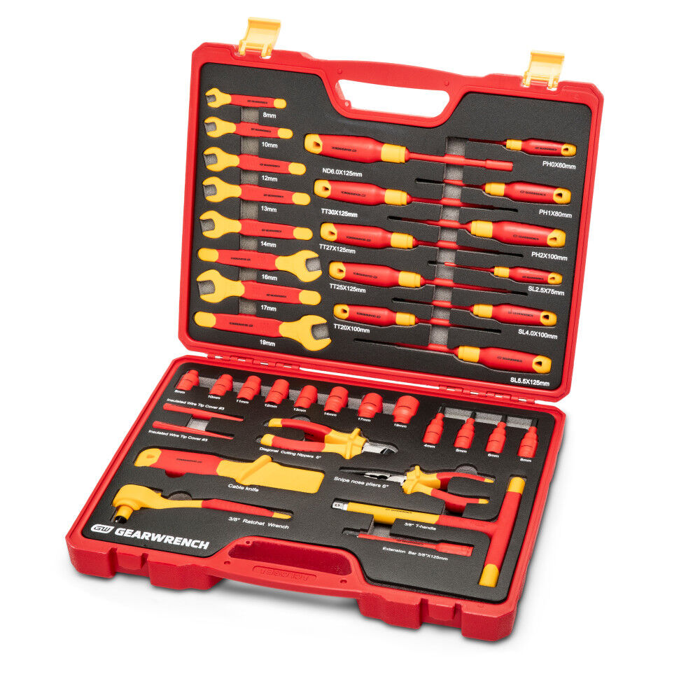 GEARWRENCH VDE Insulated Tool Set 39 Pieces, large image number 1