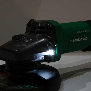 Metabo HPT 36V MultiVolt 6in Angle Grinder Paddle Switch Variable Speed Cordless (Bare Tool), large image number 15