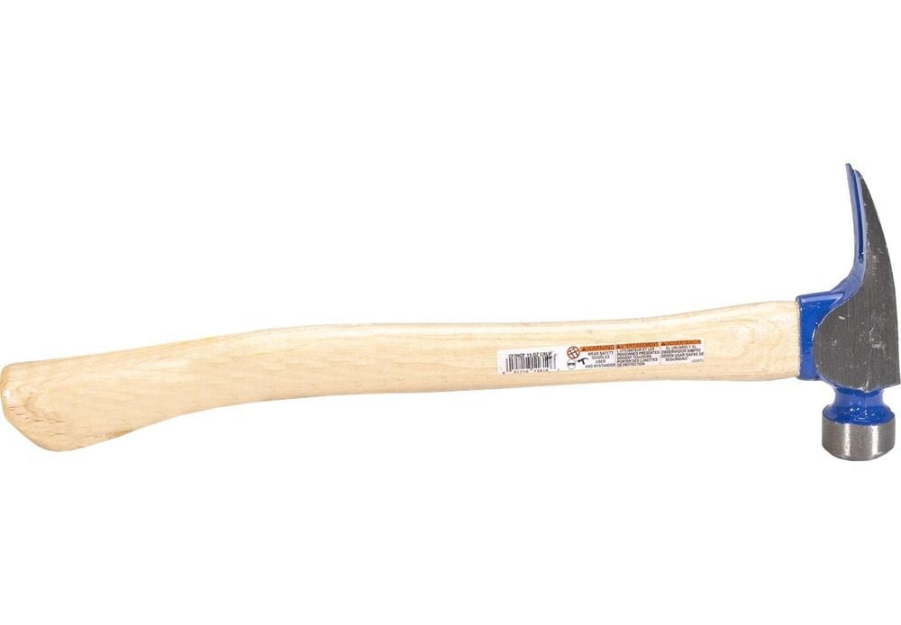 Vaughan 19 Oz Smooth Face California Framer Hammer Curved Handle, large image number 4
