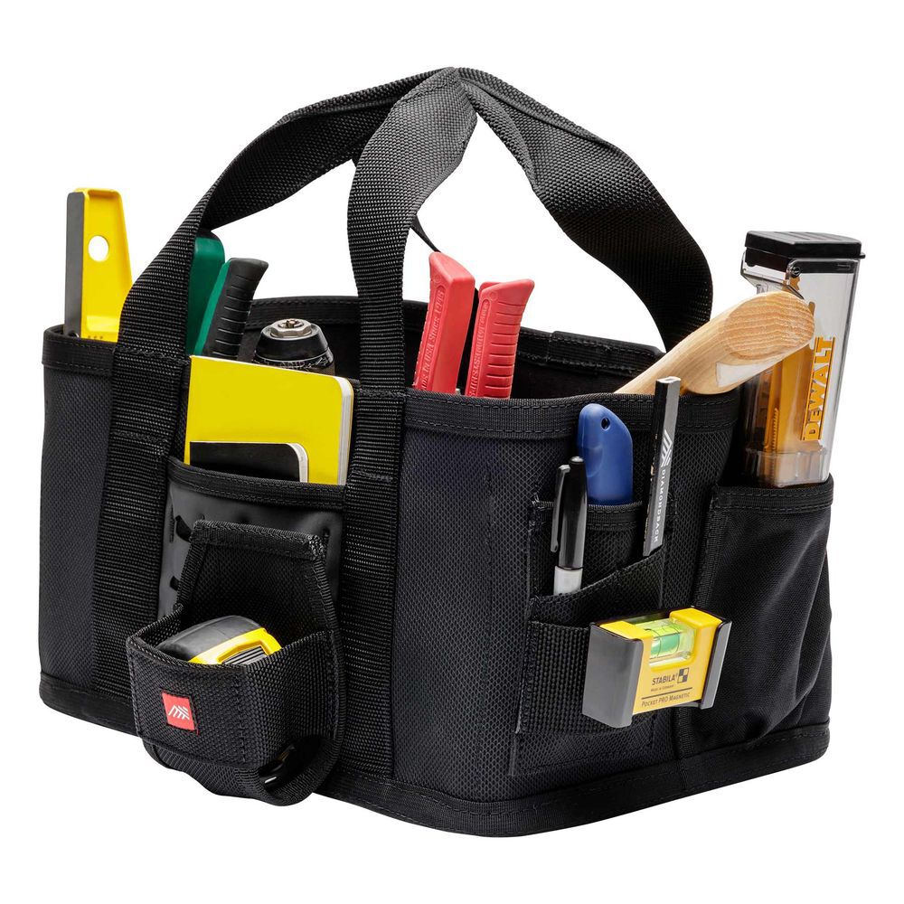 Diamondback Toolbelts Textured Vinyl and 1000D Nylon Baere Tote X, Black, large image number 6