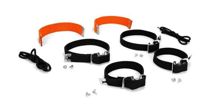 Surpro Stilts Strap Kit with Laces, Orange and Black, large image number 1