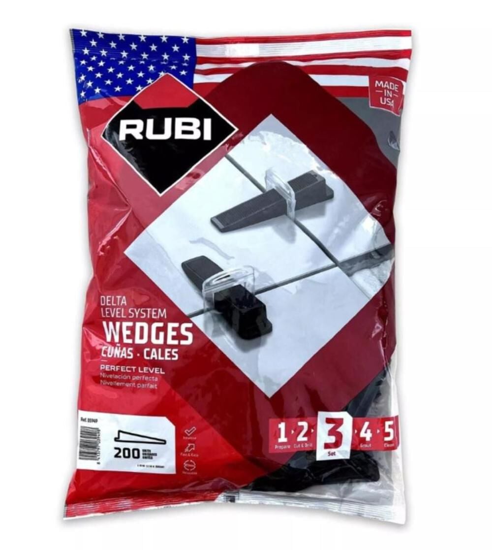 Rubi Tools Delta Tile Leveling Wedges, 200 Pieces, large image number 2
