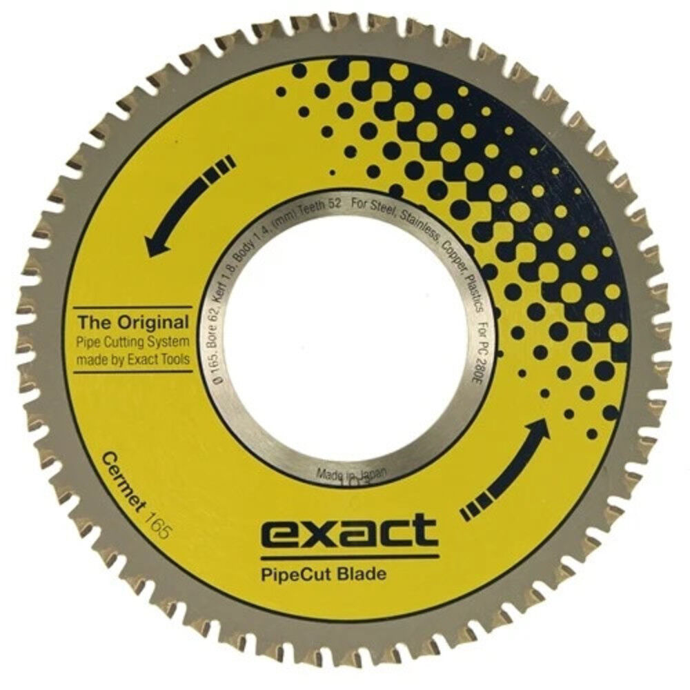 Exact Tools Cermet 165 6-1/2 Inch 52T Heavy-Duty Blade, large image number 1
