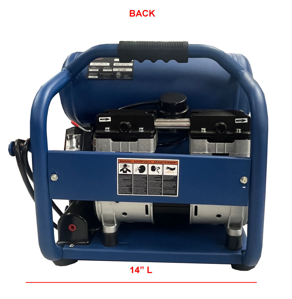 Eagle Compressor Silent Series1 Gallon Portable Electric Air Compressor, large image number 2