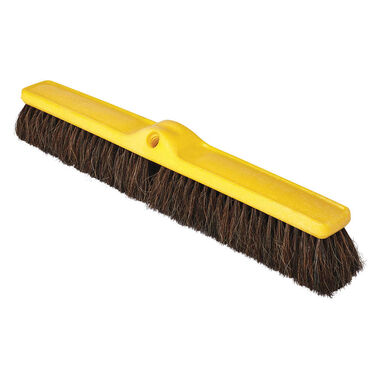 Rubbermaid 24in Black Plastic Foam Block Fine Floor Sweep Push Broom