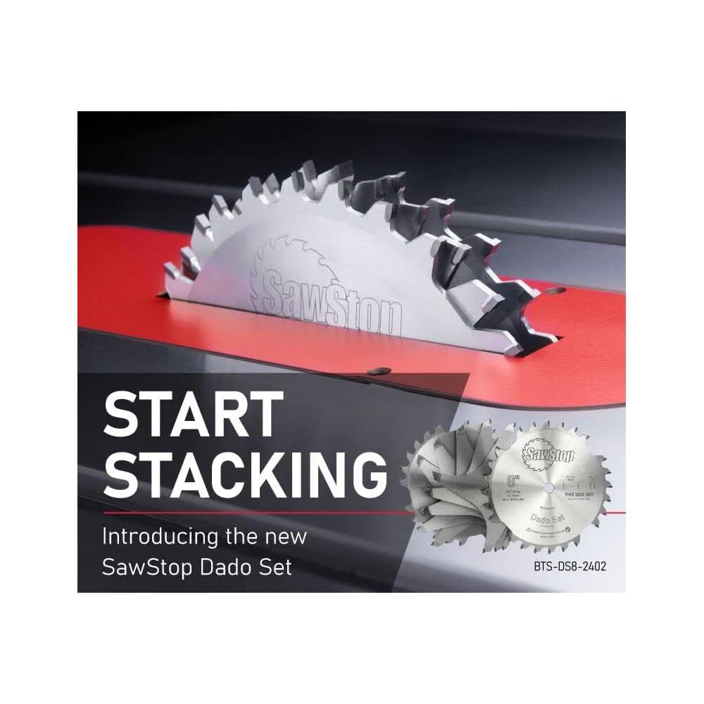 Sawstop Dado Blade Set 8in Premium BTSDS82402 Acme Tools