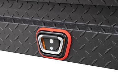 Weather Guard 56in Lo-Side Truck Tool Box Aluminum Textured Matte Black, large image number 7