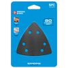 Imperial Blades IBOTSPH80-5 One Fit Oscillating Multi-Tool Triangle Sandpaper 80 Coarse Grit 5PC, small