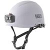 Klein Tools Safety Helmet Non-Vented-Class E with Rechargeable Headlamp White, small