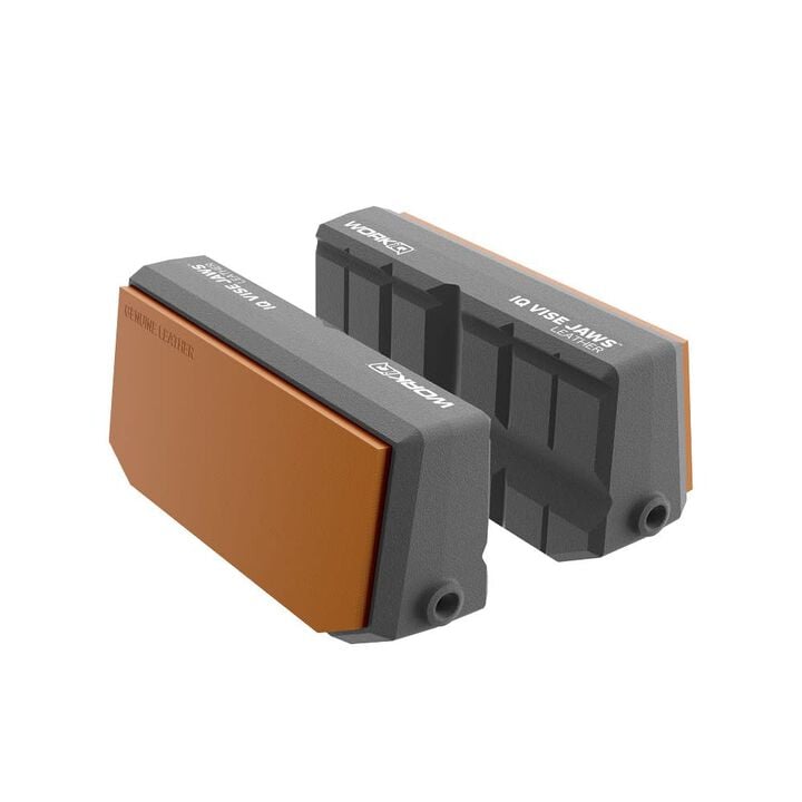 Work IQ Double-Sided Purpose-Built Reversible Leather IQ Vise Jaw