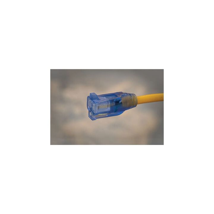 DEWALT 100 ft 10/3 SJTW Yellow Lighted Extension Cord, large image number 10