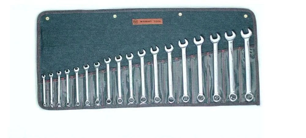 Wright Tool 18 pc. Full Polish Metric Combination Wrenches 7 mm to 24 mm, large image number 1