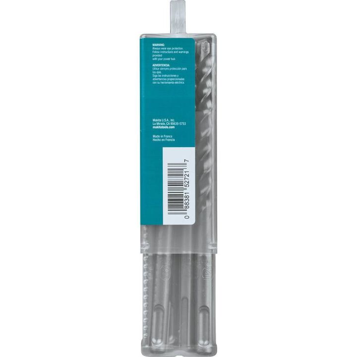 Makita 3/8in x 6in SDS Plus Bit 3 Cutter 10pk, large image number 11