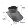 Big Horn 4.5 x 9.5 Inch Black ABS Dust Hood, small image number 6