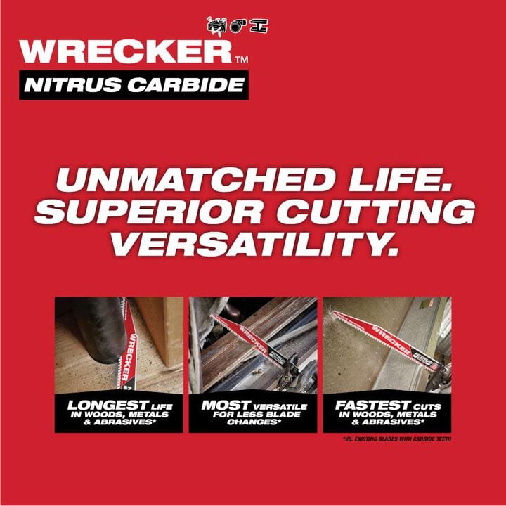 Milwaukee 12inch WRECKER with NITRUS CARBIDE 5Pk, large image number 4