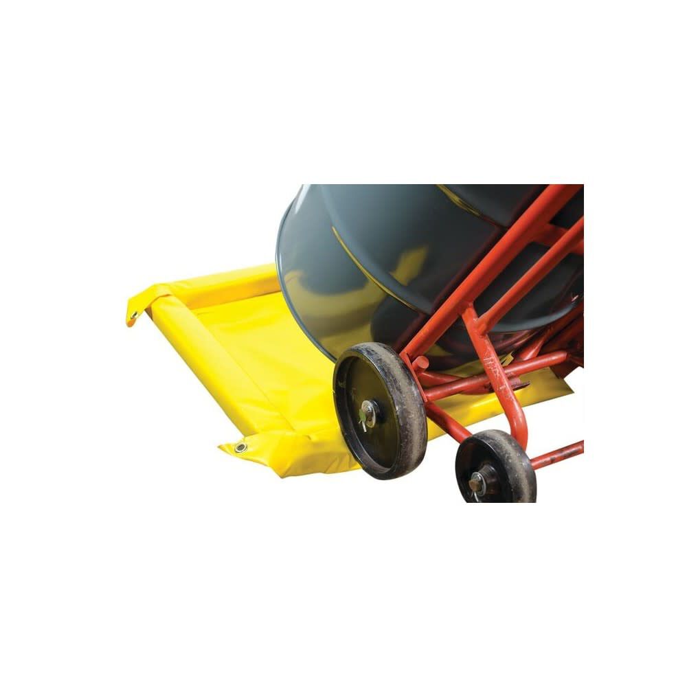 Justrite 40 Gallon Maintenance Spill Berm 4 ft x 4 ft x 4 in Yellow, large image number 2