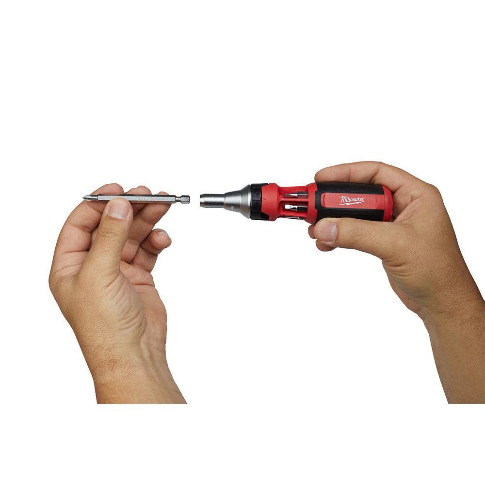 Milwaukee 9-in-1 Square Drive Ratcheting Multi-Bit Driver, large image number 7