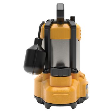 DEWALT 1 HP Stainless Steel/Cast Iron Submersible Sump Pump, large image number 5