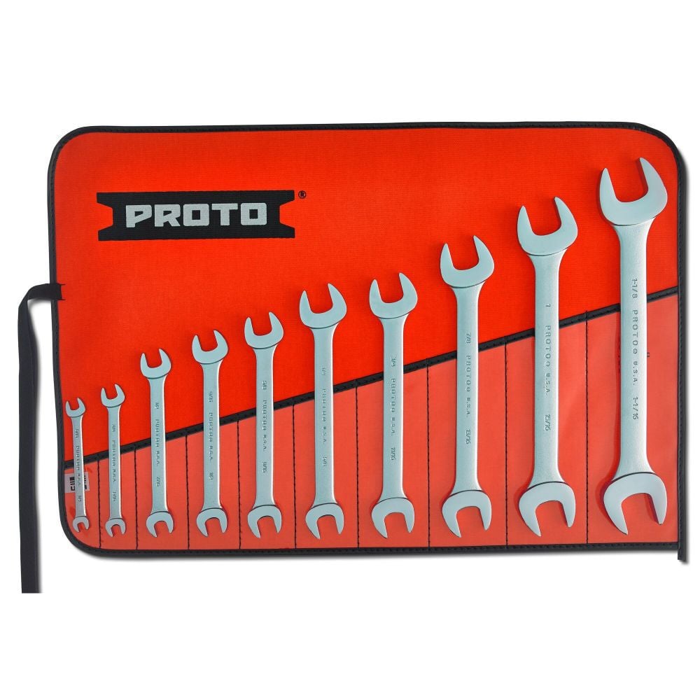 Proto Open End Wrench Set 10pc J3000H Acme Tools