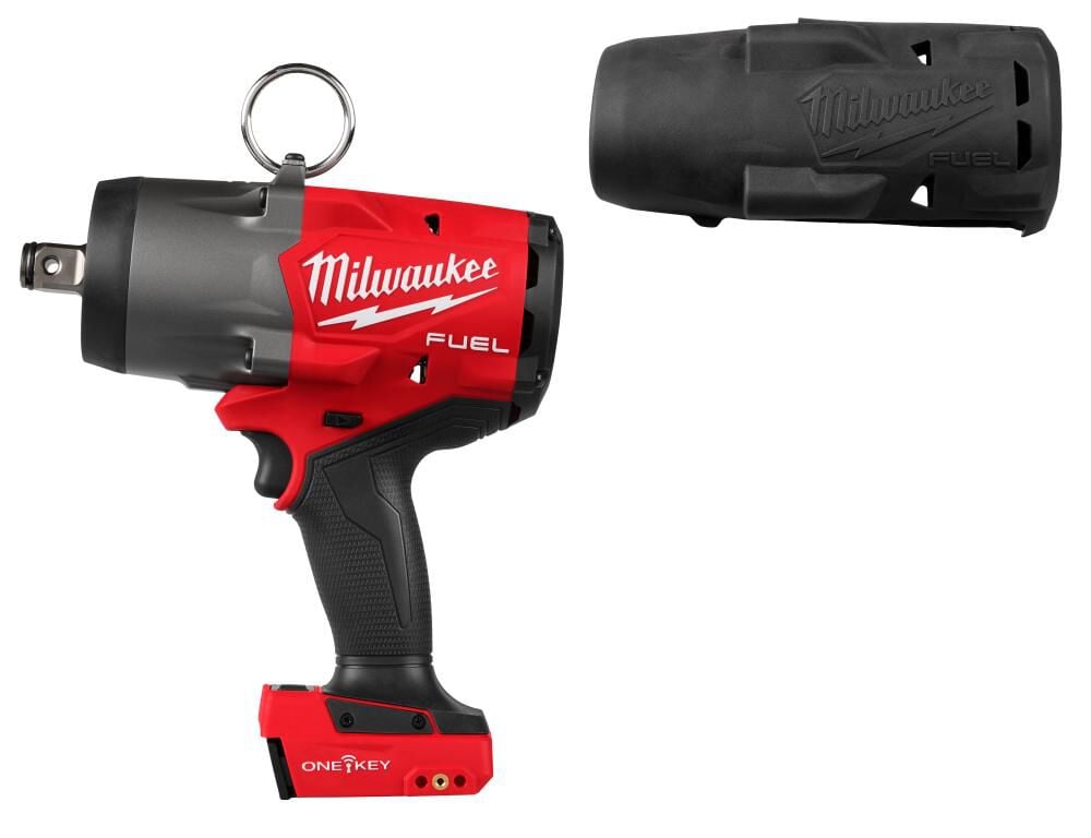 Milwaukee M18 FUEL 3/4 Inch High Torque Impact Wrench with ONE-KEY (Bare Tool) and Protective Boot Bundle, large image number 1