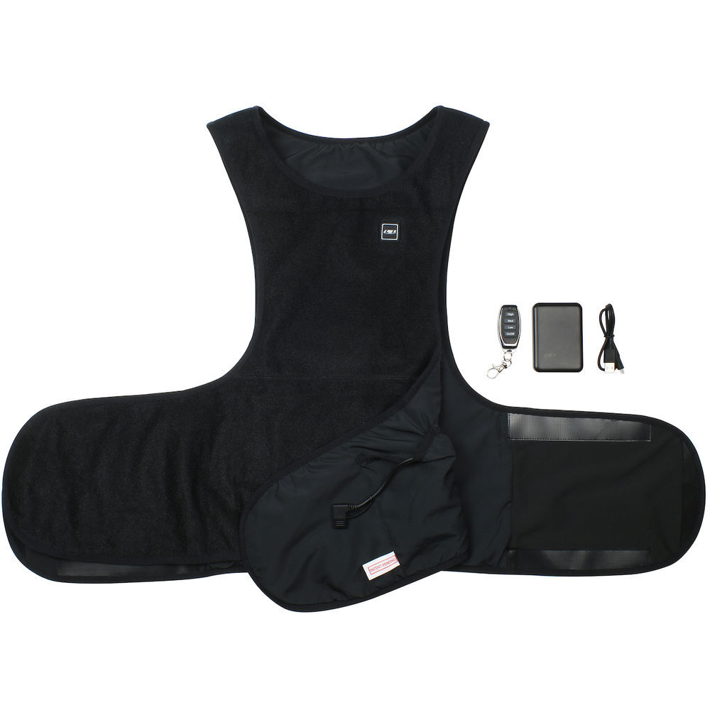 Protective Industrial Products Boss Therm Heated Vest Lightweight Black OSFM, large image number 2