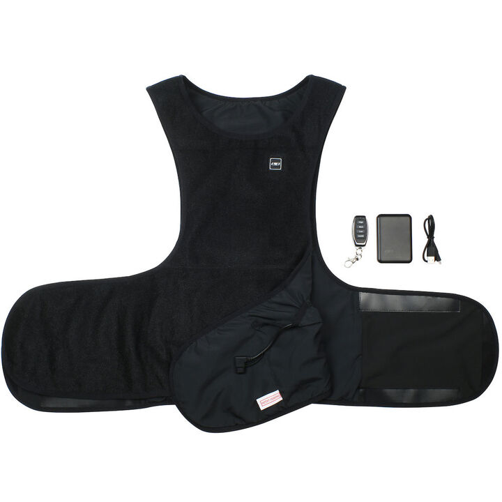Protective Industrial Products Boss Therm Heated Vest Lightweight Black OSFM, large image number 1