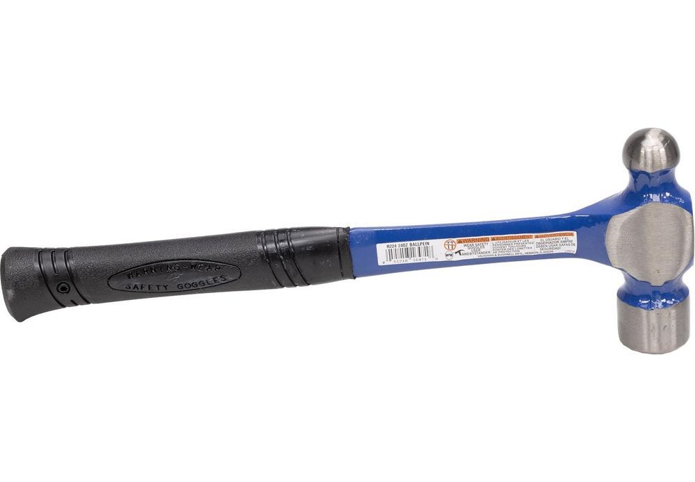 Vaughan 24 Oz Ball Pein Hammer with Steel Handle, large image number 3