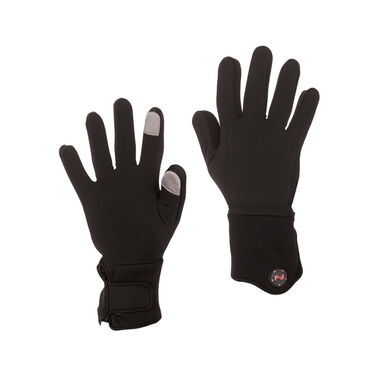 Mobile Warming Heated Gloves Liner Unisex 7.4 Volt Black Medium